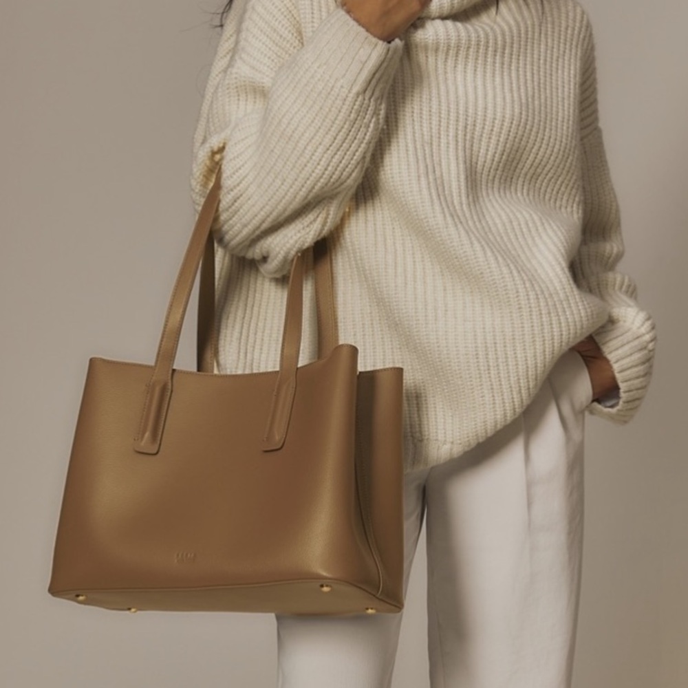 Freja NYC Linnea Bag in Cappuccino